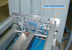 Prepress Coating Machine Lower Clamp Bar Mounts